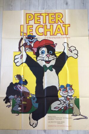 Affiche originale de cinéma Peter le chat