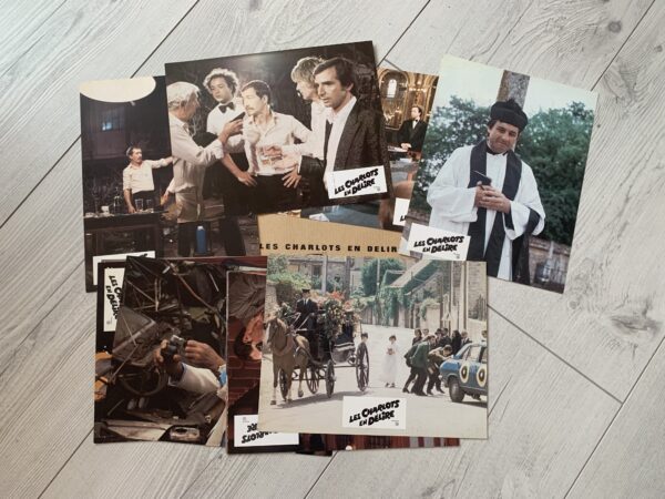 Jeu de photos d'exploitation originales de cinéma Les Charlots en délire