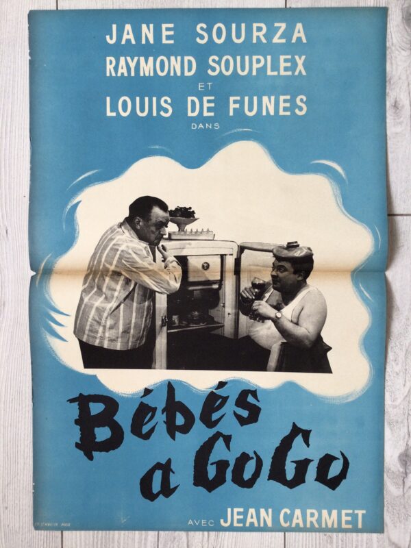 Affiche originale de cinéma Bébés à gogo