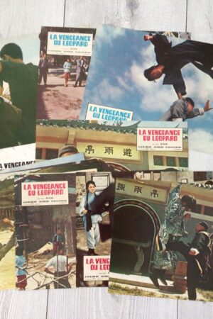 Jeu de photos d'exploitation originales de cinéma La vengeance du léopard