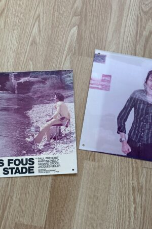 Photo d'exploitation originale de cinéma, plastifiée d'origine Les fous du stade