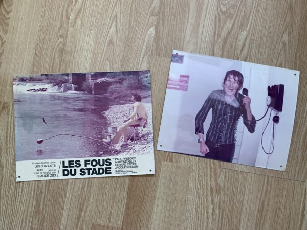Photo d'exploitation originale de cinéma, plastifiée d'origine Les fous du stade
