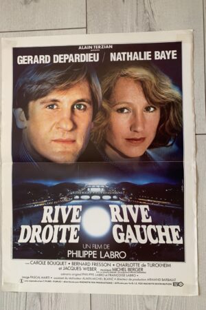 Affiche originale de cinéma Rive droite rive gauche