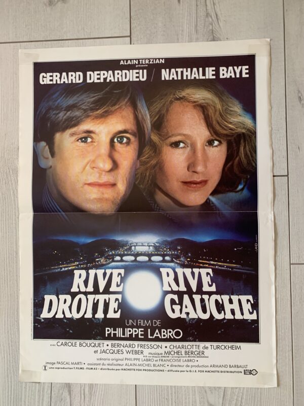 Affiche originale de cinéma Rive droite rive gauche