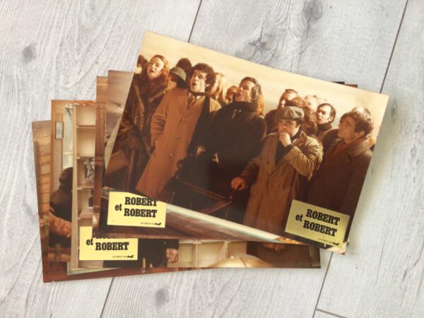 Jeu de photos d'exploitation originales de cinéma Robert et Robert