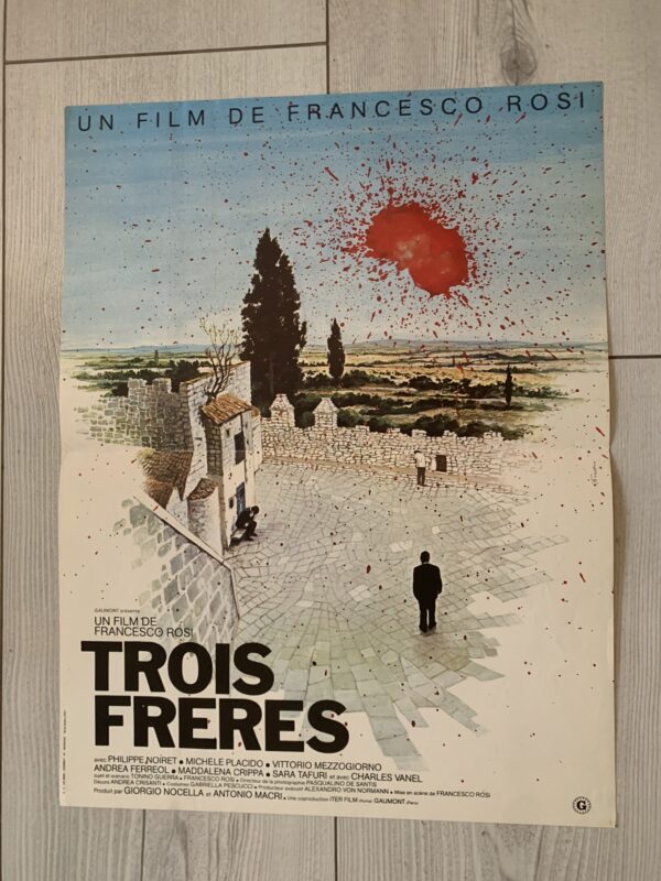 Affiche originale de cinéma Trois frères