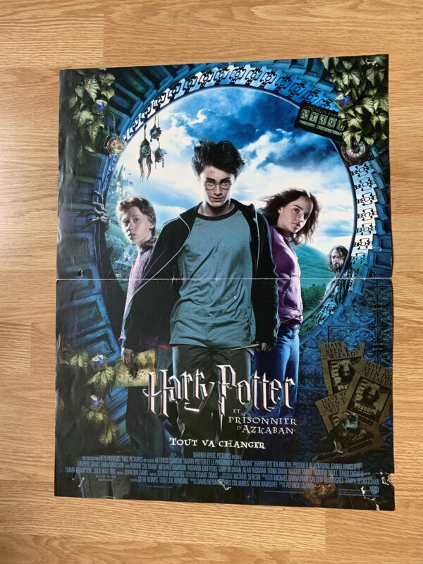 Affiche originale de cinéma harry Potter et le prisonnier d'Azkaban