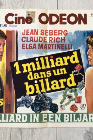 Affiche originale de cinéma 1 milliard dans un billiard
