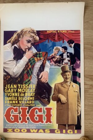 Affiche originale de cinéma Gigi
