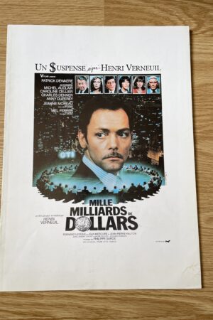 Dossier de presse original de cinéma Mille milliards de dollars